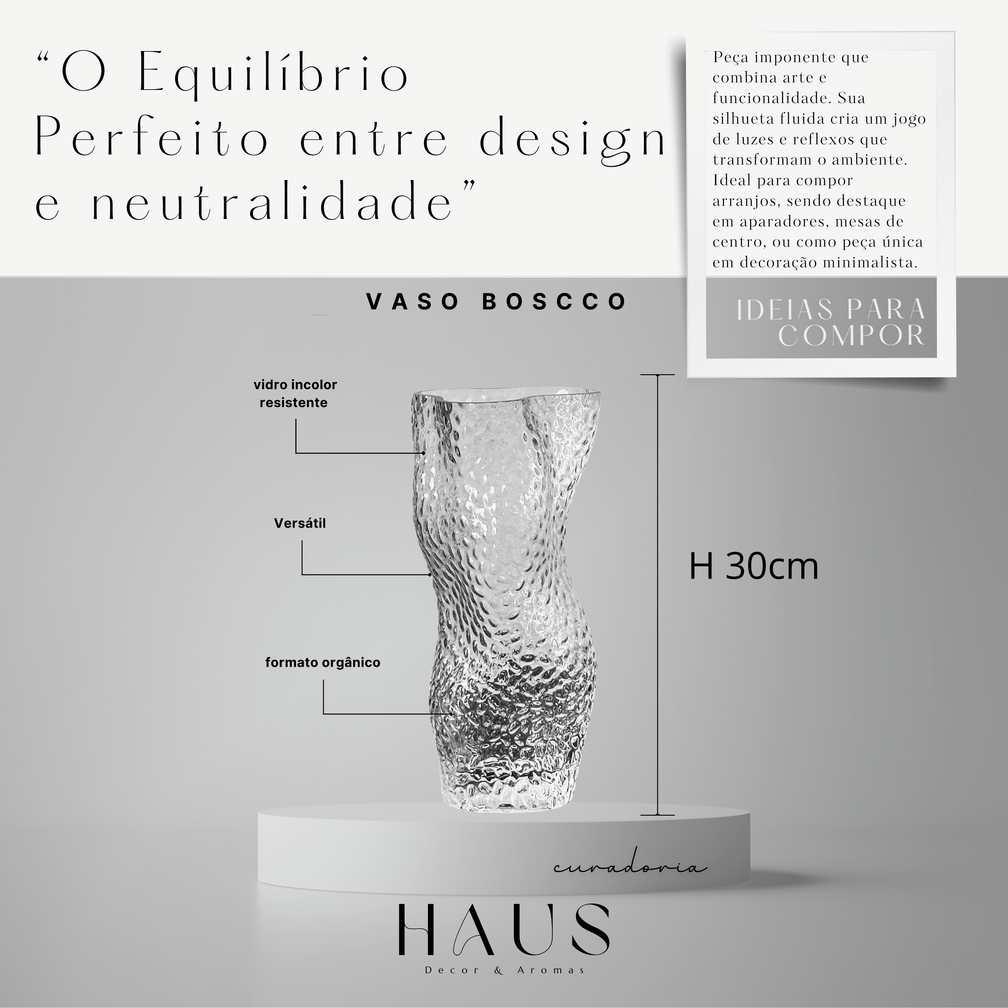 Vaso Boscco Incolor miniatura 4